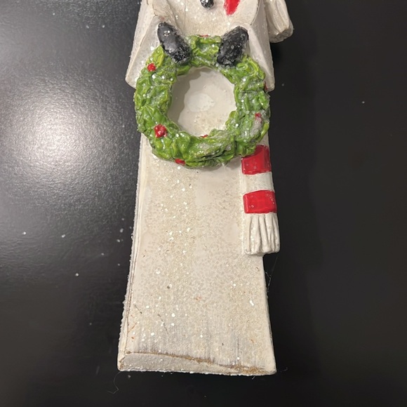 Melrose Wooden Sparkle Rustic Snowman - Picture 11 of 11